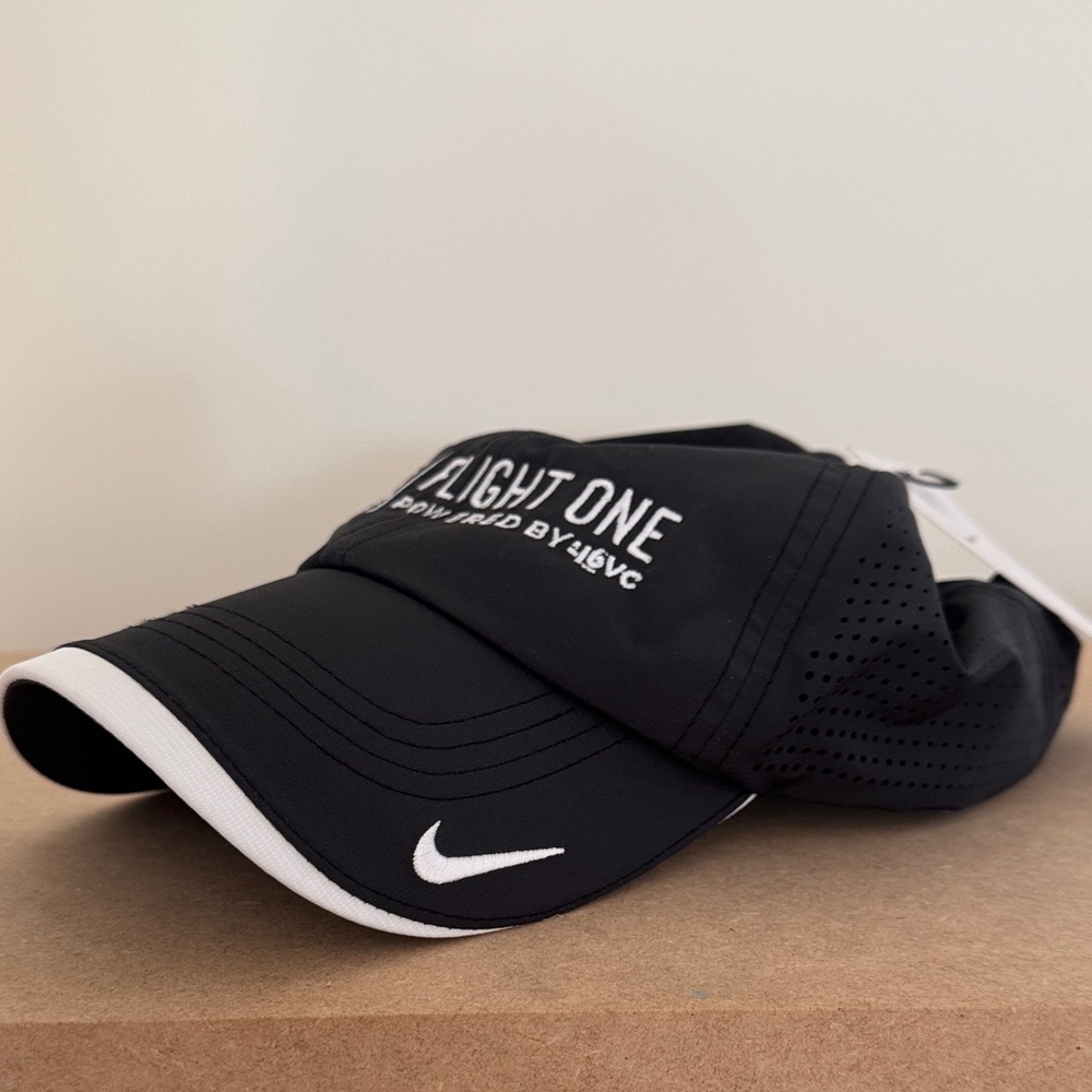 Nike Black Cap with White Accents
